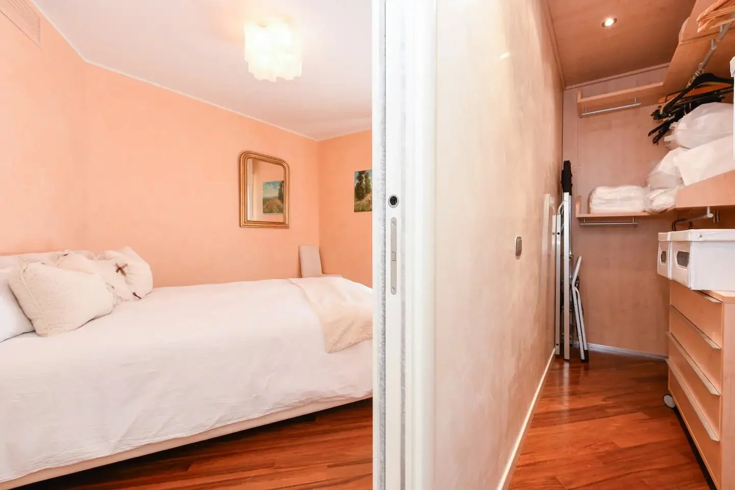 Main bedroom with walk-in closet